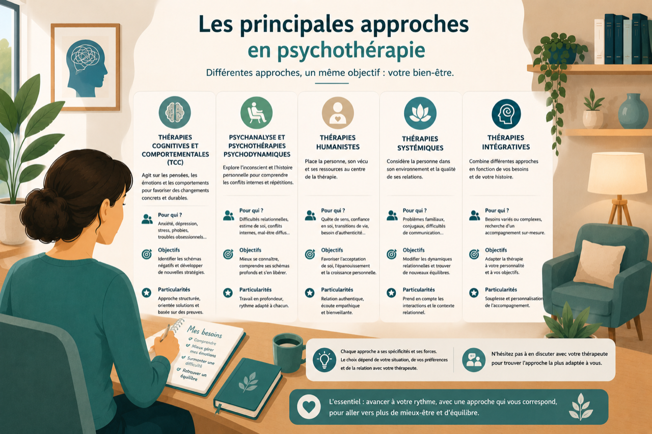 Les grandes approches de la psychothérapie