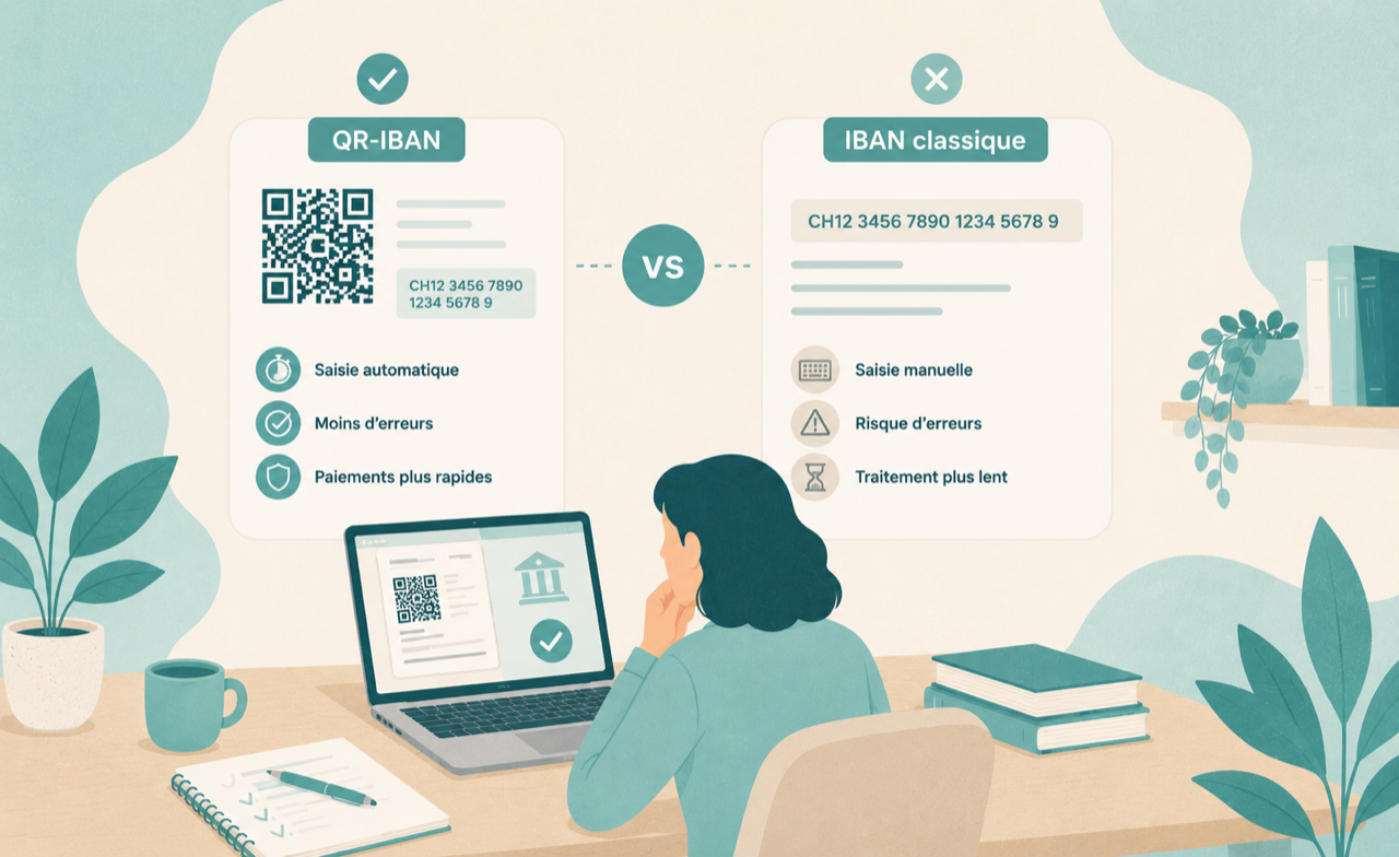QR-IBAN ou IBAN classique pour un psychothérapeute